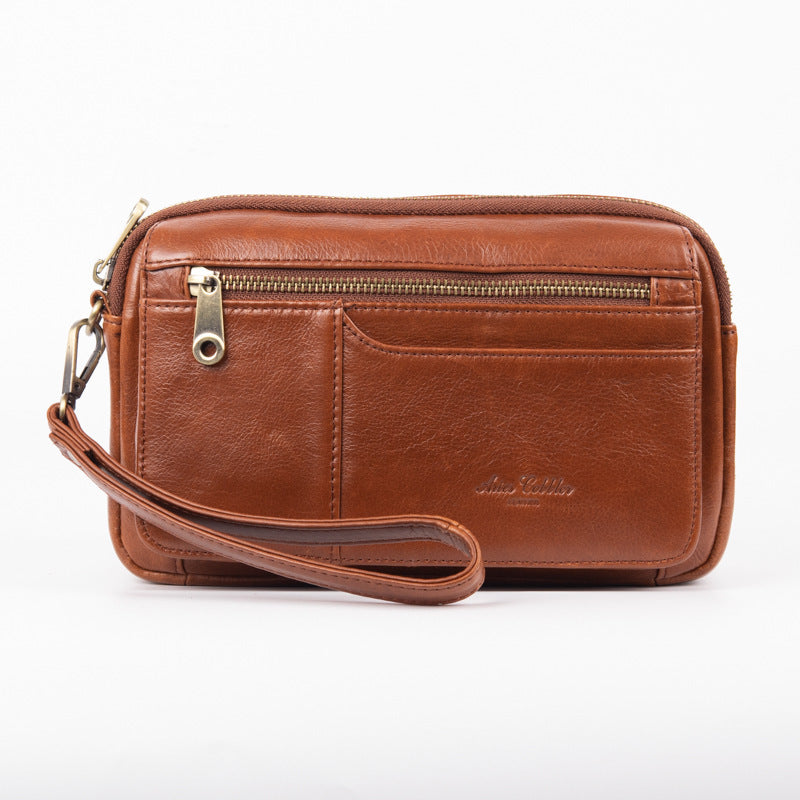 Genuine Leather Clutch Bag Multi-functional Leisure