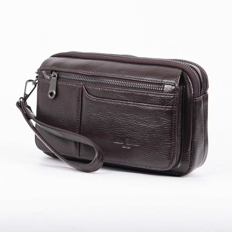 Genuine Leather Clutch Bag Multi-functional Leisure